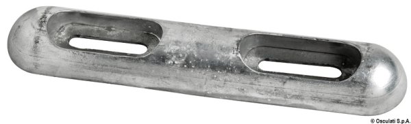 Anodo da imbullonare 320X65 mm in alluminio - 43.912.13